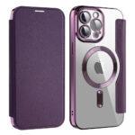 Étui portefeuille Techsuit SmartMag Book Case pour iPhone 12 Pro Max - Purple – Image 2