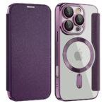 Étui portefeuille Techsuit SmartMag Book Case pour iPhone 16 Pro - Purple – Image 2