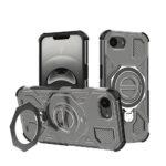 Coque Techsuit Carbon Shield PRO pour iPhone 16e - Smoke Black