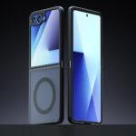 Coque Techsuit PureFrost MagSafe pour Samsung Galaxy Z Flip7 - Frosted Black – Image 3