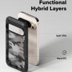 Coque Ringke Fusion X Design pour Google Pixel 10 / 10 Pro - Camo Black – Image 5