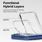 Coque Ringke Fusion pour Samsung Galaxy Z Flip7 - Clear – Image 4