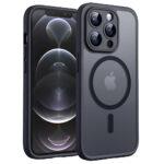 Coque Techsuit PureFrost MagSafe pour iPhone 12 Pro - Frosted Black