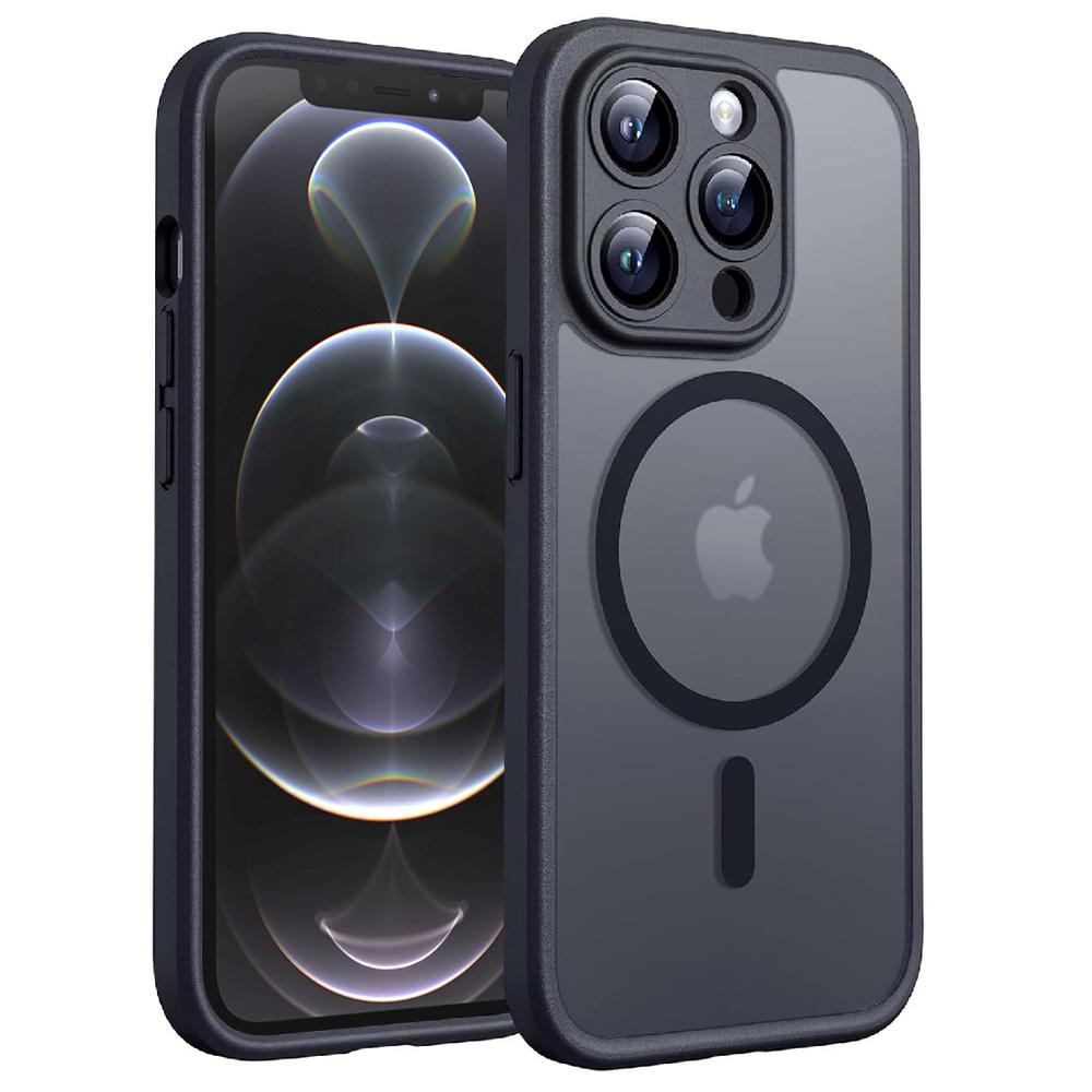 2468407 Coque Techsuit PureFrost MagSafe pour iPhone 12 Pro - Frosted Black – Image 1