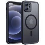 Coque Techsuit PureFrost MagSafe pour iPhone 12 - Frosted Black