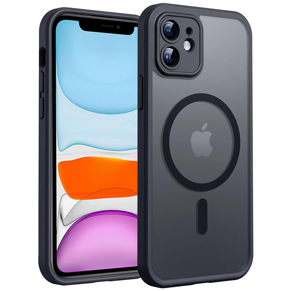 Version 1.0.0 Coque Techsuit PureFrost MagSafe pour iPhone 11 - Frosted Black – Image 1