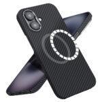Coque Techsuit Aramid Fiber MagSafe pour iPhone 16 - Black