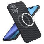 Coque Techsuit Aramid Fiber MagSafe pour iPhone 17 - Black