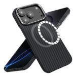 Coque Techsuit Aramid Fiber MagSafe pour iPhone 17 Pro - Black