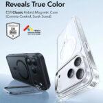 Coque MagSafe ESR Classic Hybrid HaloLock Kickstand pour iPhone 17 Pro - Frosted Black – Image 4