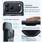 Coque MagSafe ESR Classic Hybrid HaloLock Kickstand pour iPhone 17 Pro - Frosted Black – Image 5