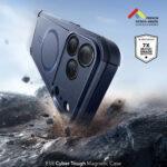 Coque renforcée ESR Cyber Halolock MagSafe pour iPhone 17 Pro - Blue – Image 2