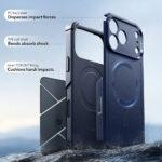 Coque renforcée ESR Cyber Halolock MagSafe pour iPhone 17 Pro - Blue – Image 4