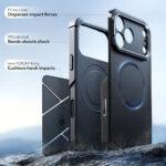 Coque renforcée ESR Cyber Armor Kickstand MagSafe pour iPhone 17 Pro Max - Black – Image 4