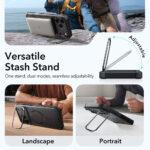 Coque renforcée ESR Cyber Armor Kickstand MagSafe pour iPhone 17 Pro Max - Black – Image 6