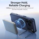 Coque renforcée ESR Cyber Armor Kickstand MagSafe pour iPhone 17 Pro - Blue – Image 6