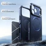 Coque renforcée ESR Cyber Armor Kickstand MagSafe pour iPhone 17 Pro Max - Blue – Image 4