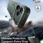 Coque renforcée ESR Cyber Armor Kickstand MagSafe pour iPhone 17 Pro - Green – Image 3