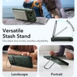 Coque renforcée ESR Cyber Armor Kickstand MagSafe pour iPhone 17 Pro - Green – Image 5