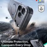 Coque renforcée ESR Cyber Armor Kickstand MagSafe pour iPhone 17 Pro - Grey – Image 2