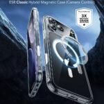 Coque MagSafe ESR Classic Hybrid HaloLock pour iPhone 17 Pro Max - Clear – Image 4