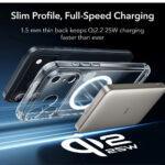 Coque MagSafe ESR Classic Hybrid HaloLock pour iPhone 17 Pro Max - Clear – Image 5