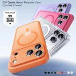 Coque MagSafe ESR Classic Hybrid HaloLock pour iPhone 17 Pro Max - Clear Shimmer – Image 2
