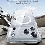 Coque MagSafe ESR Classic Hybrid HaloLock pour iPhone 17 Pro Max - Clear Shimmer – Image 5