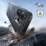 Coque renforcée ESR Cyber Halolock MagSafe pour iPhone 17 - Black – Image 3