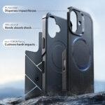 Coque renforcée ESR Cyber Halolock MagSafe pour iPhone 17 - Black – Image 2