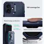 Coque renforcée ESR Cyber Halolock MagSafe pour iPhone 17 - Blue – Image 2