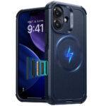 Coque renforcée ESR Cyber Halolock MagSafe pour iPhone 17 - Blue