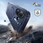 Coque renforcée ESR Cyber Halolock MagSafe pour iPhone 17 - Blue – Image 3