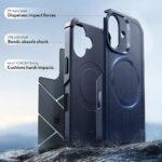 Coque renforcée ESR Cyber Halolock MagSafe pour iPhone 17 - Blue – Image 4