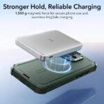 Coque renforcée ESR Cyber Halolock MagSafe pour iPhone 17 - Green – Image 6