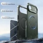 Coque renforcée ESR Cyber Halolock MagSafe pour iPhone Air - Green – Image 3