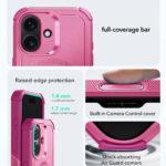 Coque renforcée ESR Cyber Halolock MagSafe pour iPhone 17 - Pink – Image 2