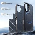 Coque renforcée ESR Cyber Armor Kickstand MagSafe pour iPhone 17 - Black – Image 2