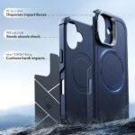 Coque renforcée ESR Cyber Armor Kickstand MagSafe pour iPhone 17 - Blue – Image 3