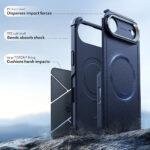 Coque renforcée ESR Cyber Armor Kickstand MagSafe pour iPhone Air - Blue – Image 3