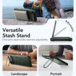 Coque renforcée ESR Cyber Armor Kickstand MagSafe pour iPhone Air - Green – Image 6