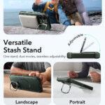 Coque renforcée ESR Cyber Armor Kickstand MagSafe pour iPhone 17 - Green – Image 5