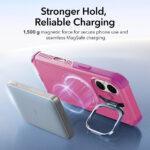 Coque renforcée ESR Cyber Armor Kickstand MagSafe pour iPhone 17 - Pink – Image 6