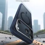 Coque MagSafe ESR Classic Hybrid HaloLock Kickstand pour iPhone 17 Pro - Frosted Blue – Image 3