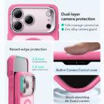 Coque MagSafe ESR Classic Hybrid HaloLock Kickstand pour iPhone 17 Pro - Frosted Pink – Image 3