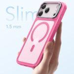 Coque MagSafe ESR Classic Hybrid HaloLock Kickstand pour iPhone 17 Pro Max - Frosted Pink – Image 5