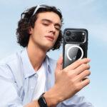 Coque MagSafe ESR Classic Hybrid HaloLock Kickstand pour iPhone 17 Pro Max - Clear Black – Image 6