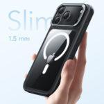 Coque MagSafe ESR Classic Hybrid HaloLock Kickstand pour iPhone 17 Pro - Clear Black – Image 4