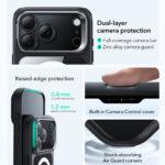 Coque MagSafe ESR Classic Hybrid HaloLock Kickstand pour iPhone 17 Pro - Clear Black – Image 3