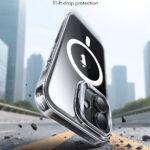 Coque MagSafe ESR Classic Hybrid HaloLock Kickstand pour iPhone 17 - Clear – Image 2